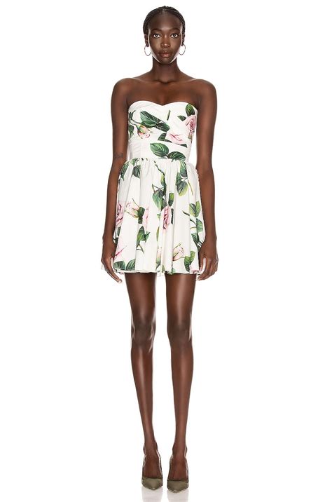 dolce gabbana rose mini dress